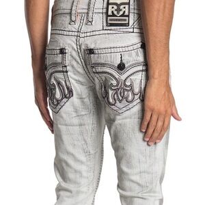 Rock Revival Quince Slim Jeans Size 42